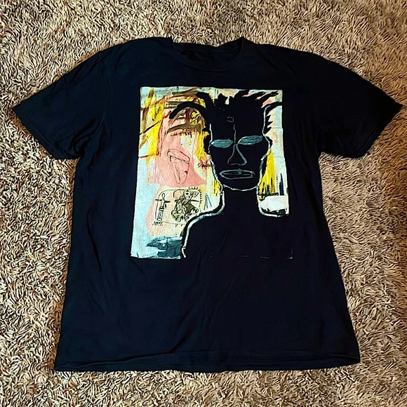 JEAN-MICHEL BASQUIAT x glamb Tシャツサイズ2 Basquiat football CS（Tシャツ/カットソー）｜glamb（グラム